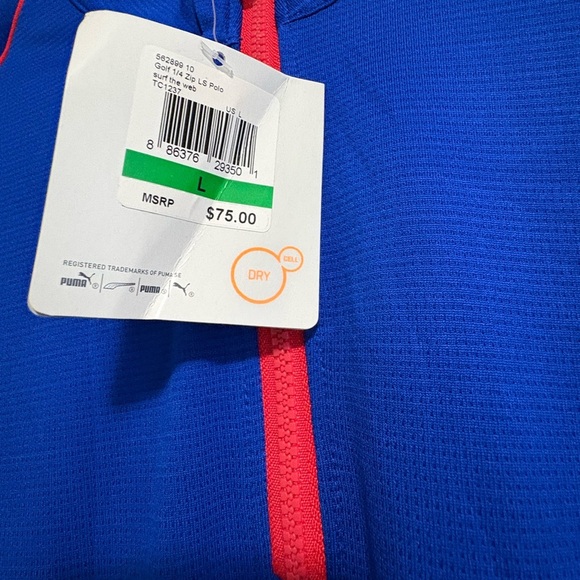 Men’s Puma 1/4 Zip long sleeve - Picture 3 of 8